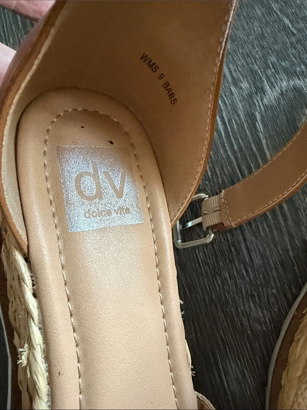 Dolce Vita Tan & Beige Espadrille Platform Sandals